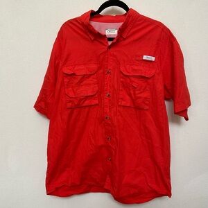 Gander Mountain Guide Series Bright Orange Vented Outdoor Short Sleeve XL